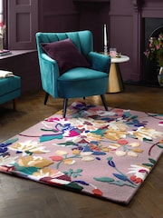 Multi Pink Bright Peggi Floral Rug - Image 1 of 4