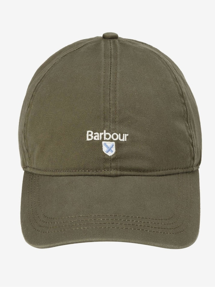 أخضر زيتوني - قبعة رياضية من القطن 100% تشكيلة Cascade من Barbour®‎ - صورة 1 من 5