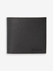 Barbour® Black Grain Leather Bifold Wallet - Image 1 of 4