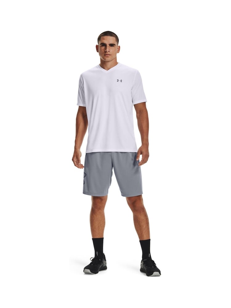 Under Armour Light Grey Tech Graphic Shorts - Image 8 of 8 Under Armour Light Grey Tech Graphic Shorts - Image 8 of 8