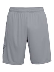 Gris claro - Pantalones cortos técnicos con detalle gráfico de Under Armour - Imagen 4 de 5