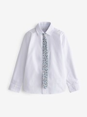 Blue Waistcoat, Shirt & Tie Set (12mths-16yrs) - Image 3 of 4