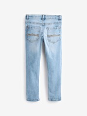 Blue Bleach Skinny Fit Stretch Jeans (3-16yrs) - Image 8 of 9