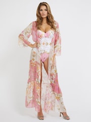 Guess Pink Long Kimono - Image 3 of 4