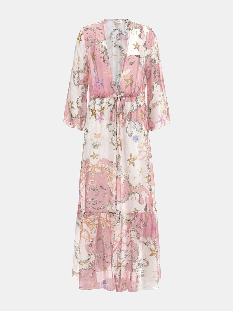 Guess Pink Long Kimono - Image 4 of 4