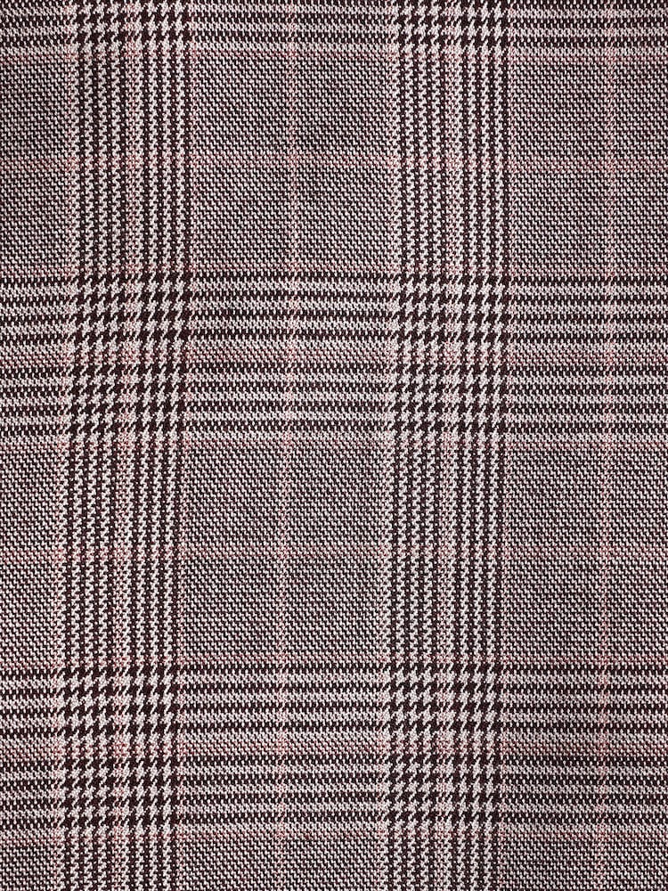 Joules Pink Trimmed Check Suit Waistcoat - Image 9 of 9 Joules Pink Trimmed Check Suit Waistcoat - Image 9 of 9
