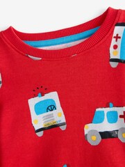 Red/Blue Emergency Vehicles Snuggle Pyjamas 3 Pack (9mths-10yrs) - Image 10 of 10