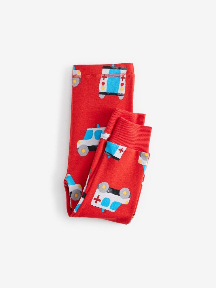 Red/Blue Emergency Vehicles Snuggle Pyjamas 3 Pack (9mths-10yrs) - Image 7 of 10