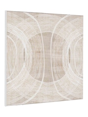 Gallery Home Beige In the Rhyme Framed Canvas - Image 2 of 3