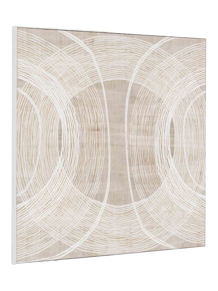 Gallery Home Beige In the Rhyme Framed Canvas - Image 2 of 3