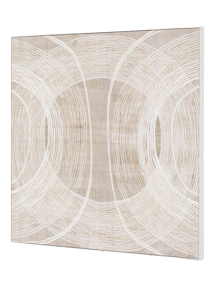 Gallery Home Beige In the Rhyme Framed Canvas - Image 3 of 3