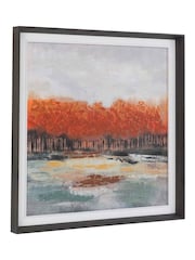 Gallery Home Red Vibrant Visit Framed Canvas - Image 4 of 5