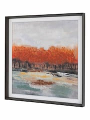 Gallery Home Red Vibrant Visit Framed Canvas - Image 5 of 5