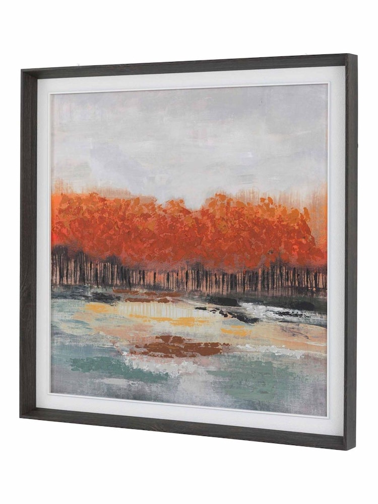 Gallery Home Red Vibrant Visit Framed Canvas - Image 5 of 5