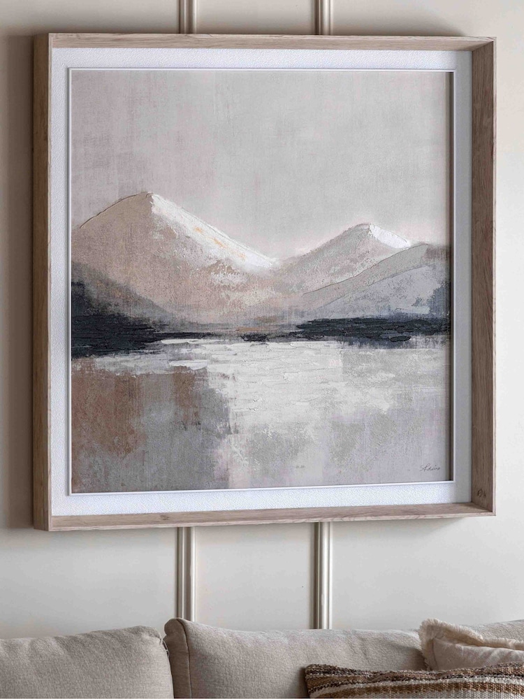 Gallery Home White Beyond the Veil Framed Canvas - Image 1 of 5