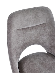Julian Bowen White Marble/Grey Bradley Rectangular Dining Set with 6 Jonah Chairs - Image 8 of 9