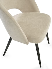 Julian Bowen Oak Effect/Cream Arundel Rectangular Dining Set with 6 Ella Chairs - Image 7 of 7