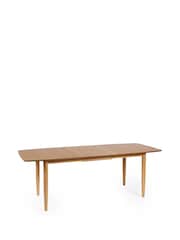 Julian Bowen Ivory/Natural Oak Theia Extending Dining Set with 6 Chairs - Image 5 of 8