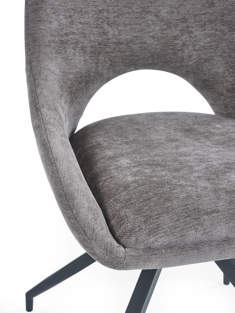 Julian Bowen White Marble/Grey Bradley Rectangular Dining Set with 4 Jonah Chairs - Image 9 of 9 Julian Bowen White Marble/Grey Bradley Rectangular Dining Set with 4 Jonah Chairs - Image 9 of 9