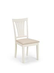 Julian Bowen Ivory Stanmorer Round Extending Dining Set with 4 Chairs - Image 5 of 5