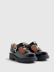 River Island Black Chunky Mary Jane School Shoes - Image 3 of 6