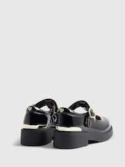 River Island Black Chunky Mary Jane School Shoes - Image 5 of 6