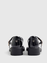 River Island Black Back To School Heeled Mary Jane Shoes - Image 3 of 5