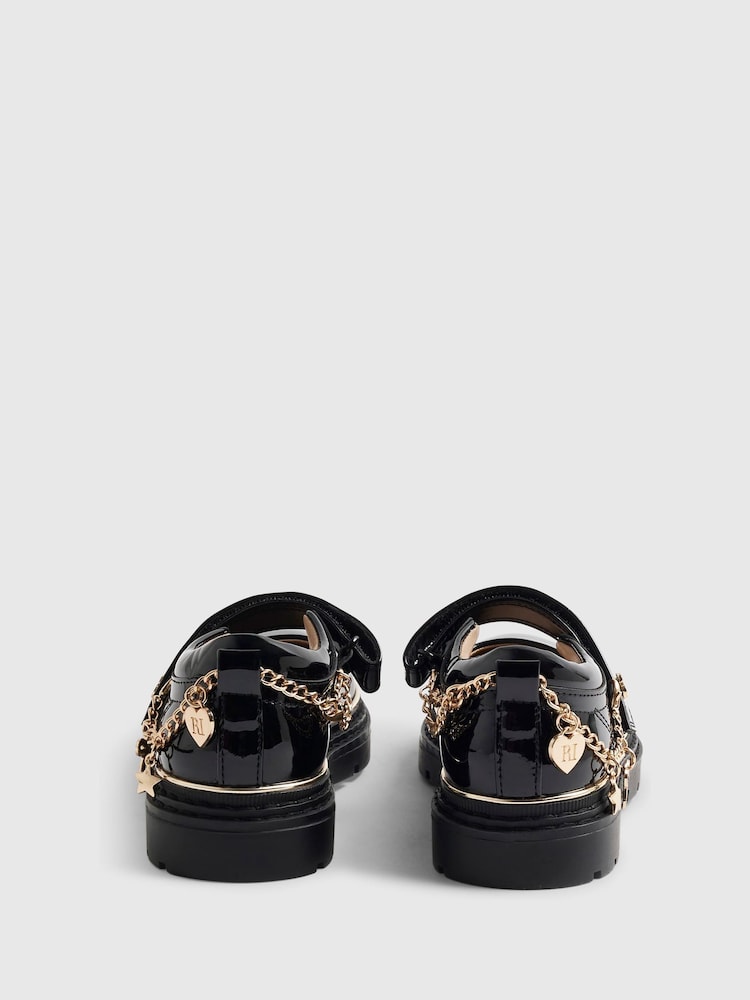 River Island Black Back To School Chain Bracelet Mary Jane Shoes - Image 6 of 6 River Island Black Back To School Chain Bracelet Mary Jane Shoes - Image 6 of 6