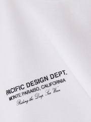 River Island White Palm Mesh T-Shirt & Shorts Set - Image 5 of 5