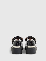 River Island Black Back To School Chunky Brogue Shoes - Image 3 of 5