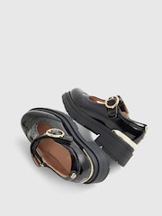 River Island Black Back To School Chunky Brogue Shoes - Image 5 of 5
