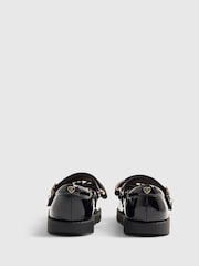 River Island Black Back To School Bow Mary Jane Shoes - Image 3 of 5