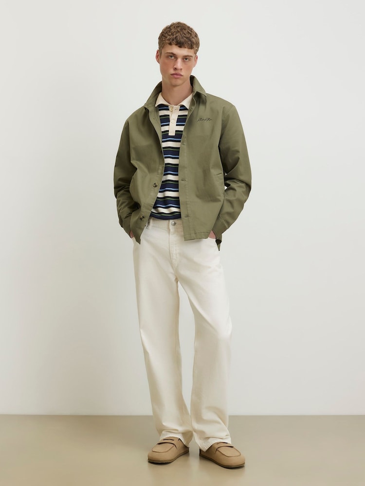 River Island Green Slim Fit Overshirt - Image 1 of 4