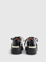 River Island Black Lace Up Brogue School Shoes - Image 2 of 6