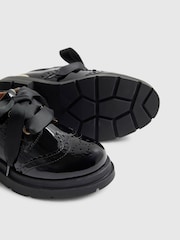 River Island Black Lace Up Brogue School Shoes - Image 6 of 6