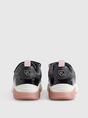 River Island Pink/Black Back To School Lace Trainers - Image 3 of 5