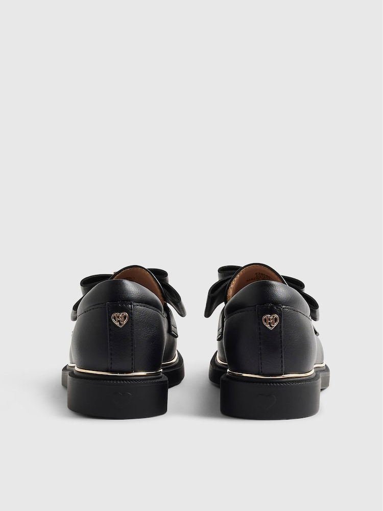 River Island мектепке оралу үшін садақ лоферлері - 5суретінің 2 суреті