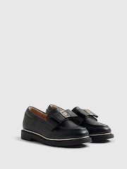 River Island мектепке оралу үшін садақ лоферлері - 5суретінің 3 суреті