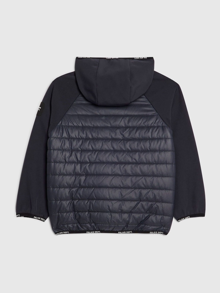 River Island Blue Lightweight Hooded Jacket - Image 2 of 4