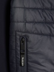 River Island Blue Lightweight Hooded Jacket - Image 4 of 4