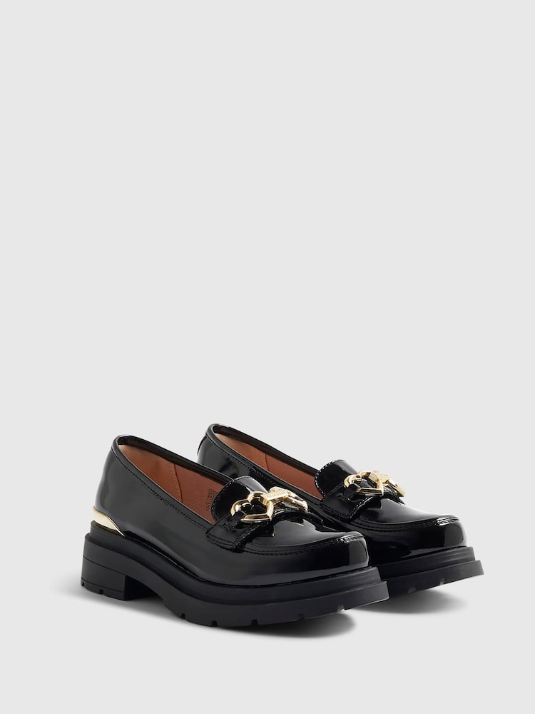 River Island Black Back To School Interchangeable Loafer - Image 1 of 6
