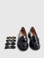 River Island Black Back To School Interchangeable Loafer - Image 3 of 6
