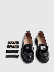 River Island Black Back To School Interchangeable Loafer - Image 4 of 6