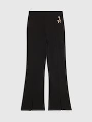 River Island Black Back To School Kickflare Leggings - Image 1 of 4