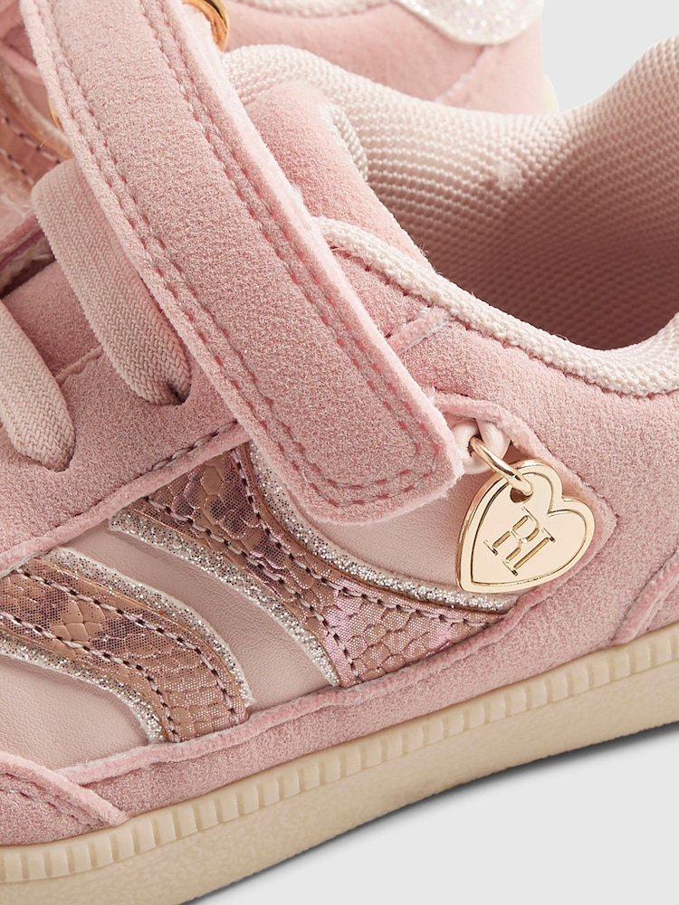 River Island Pink Snake Veltcro Trainers - Image 5 of 5