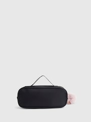 River Island Black Back To School Nylon Pencil Case Bag - Image 3 of 5