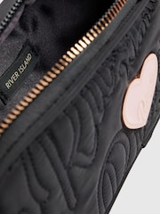 River Island Black Back To School Nylon Pencil Case Bag - Image 5 of 5