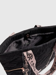 River Island Black Back To School Nylon Shopper - Image 4 of 5