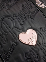 River Island Black Back To School Nylon Shopper - Image 5 of 5