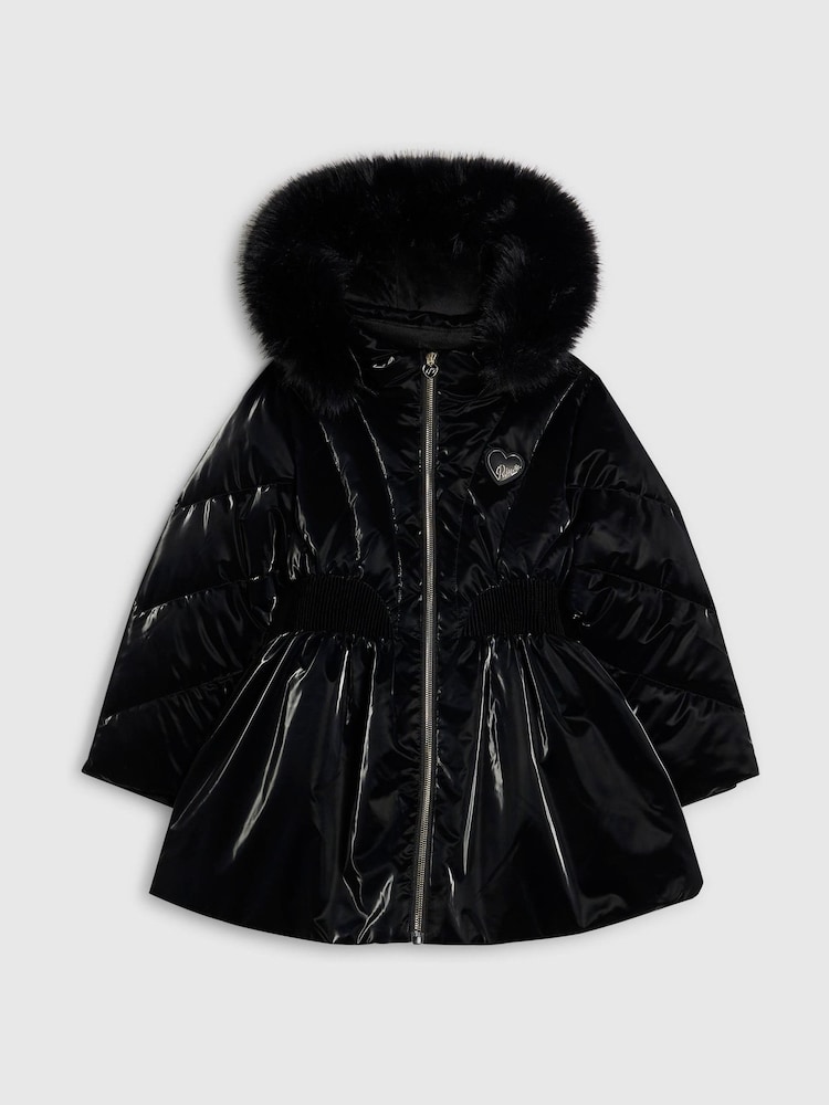 River Island Məktəbə Qayıtmaq üçün Yastıqlı Yağış palto - 4şəkildən 1 şəkil